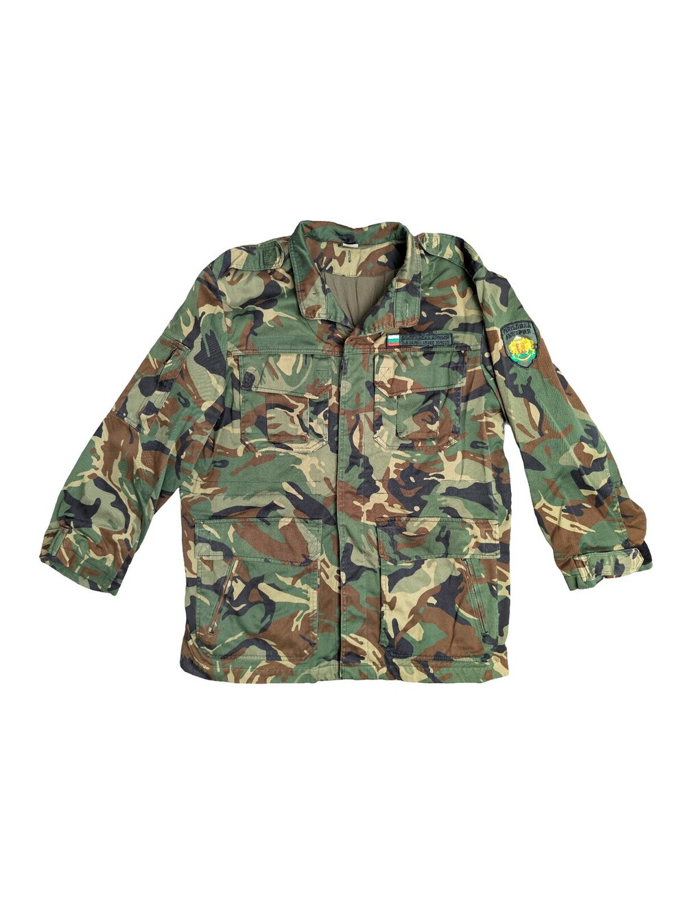 Bulgarian Army Woodland Camo Field Jacket 2005 - Large
